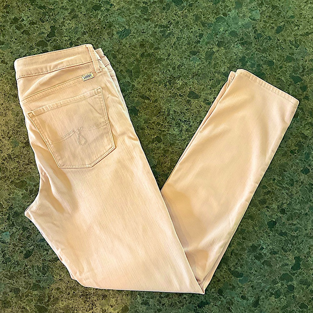 Lucky Brand Lolita Skinny Jeans in Light Pink, Size 6/28